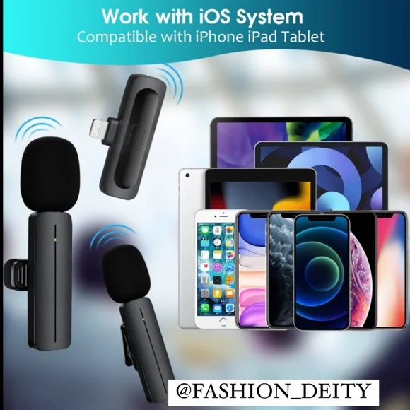 POSHMARK #POSHLIVE SHOW HOST CLIP ON MICROPHONE FOR IPHONE OR IPAD ARRIVES NEW